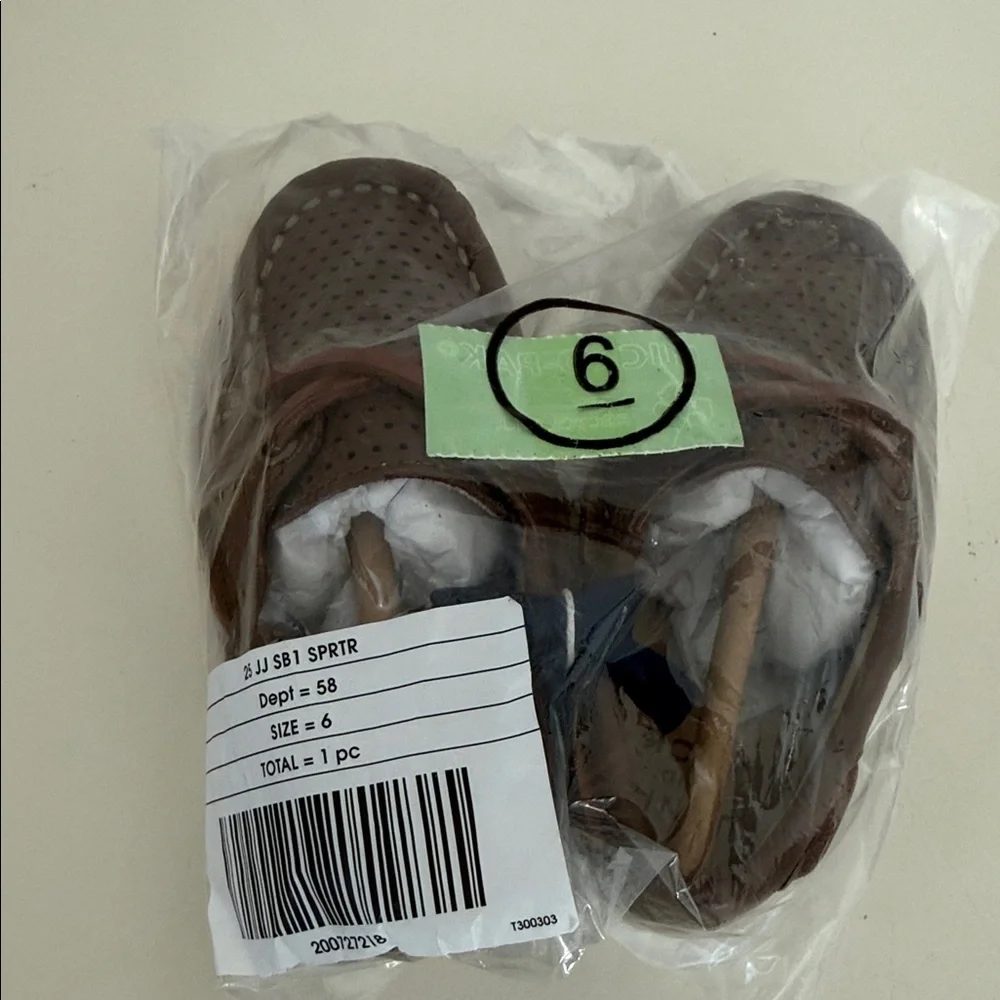 Janie and Jack Brown Moccasin Kids Shoes